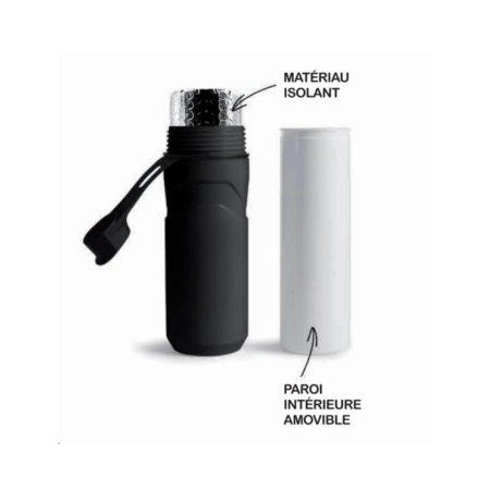 Gourde isotherme 500 ml personnalisée – vue 2