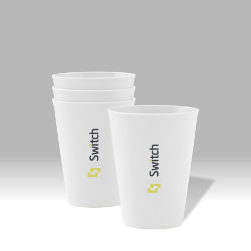 Gobelet personnalisable 200 ml en bioplastique à base de canne à sucre – vue 2