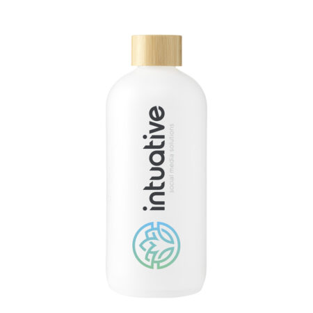 GK20877 - Bouteille 500 ml en bioplastique et bambou - Greenkit - cadeaux d'entreprise et goodies écoresponsables personnalisables