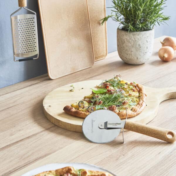 GK20885 - Roulette à Pizza en acier Greenkit - cadeaux d'entreprise et goodies écoresponsables personnalisables