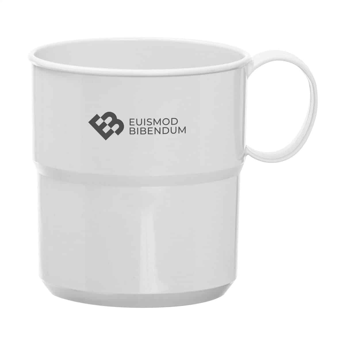 GK20886-Tasse à café 300 ml en bio-plastique Greenkit - cadeaux d'entreprise et goodies écoresponsables personnalisables