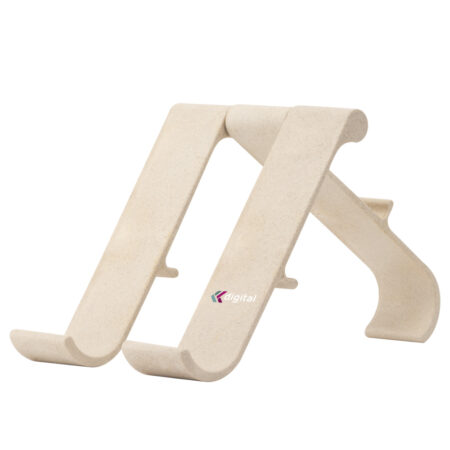 Support pour ordinateur portable en fibres de bois personnalisable – vue 2