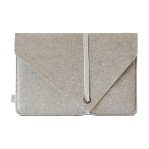 Housse PC portable personnalisable en feutre recyclé 15/16 pouces