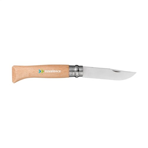 Couteau de poche Opinel N08 personnalisable : gravure laser sur bois – vue 2