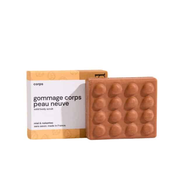 Gommage corps naturel au miel et noisette, exfoliant et nourrissant