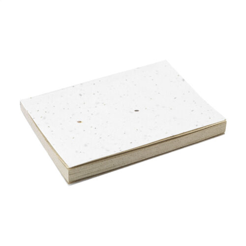Bloc-notes écologique en papier à planter avec 50 notes autocollantes – vue 2