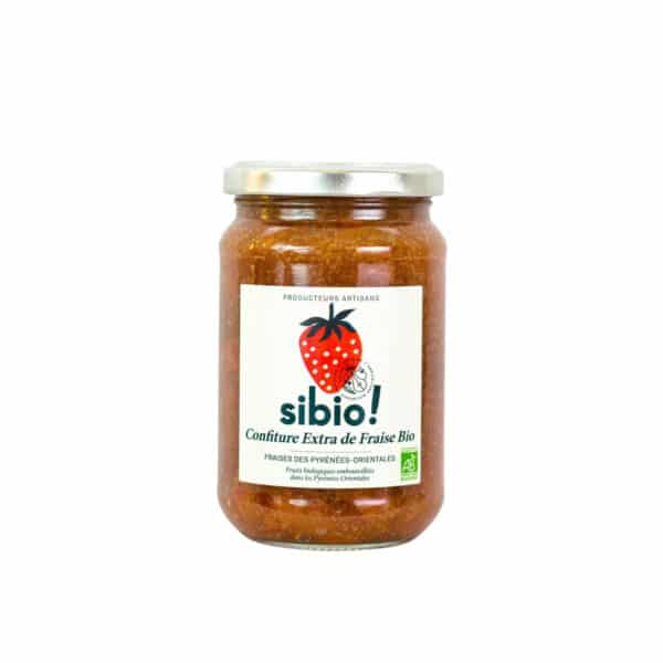 Confiture fraise bio 360g France