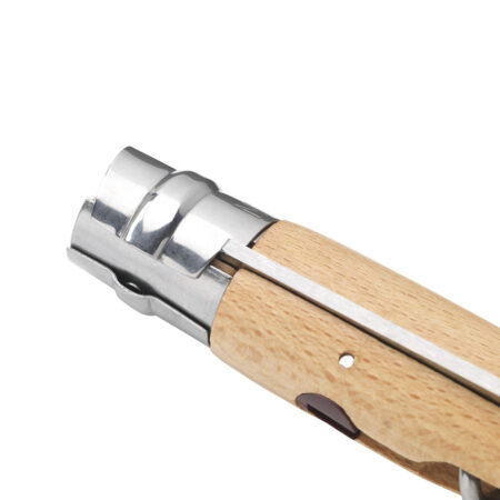 Couteau de poche Opinel N°10 en inox avec tire-bouchon intégré – vue 2
