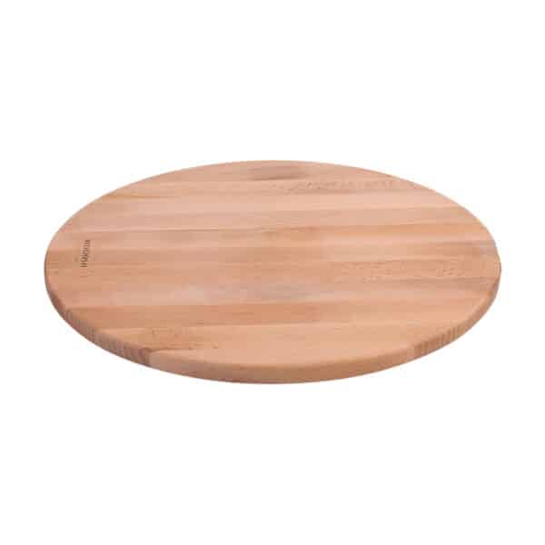 Planche à pizza ronde en bois de hêtre de 33 cm, personnalisable avec gravure laser