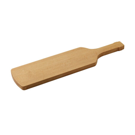 Planche de service en bois de hêtre – forme bouteille de vin