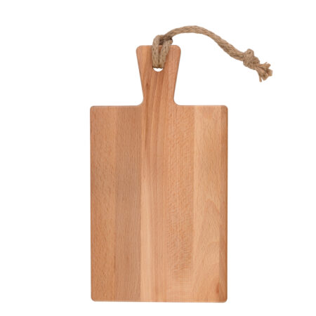 Planche à découper en hêtre avec cordon en jute