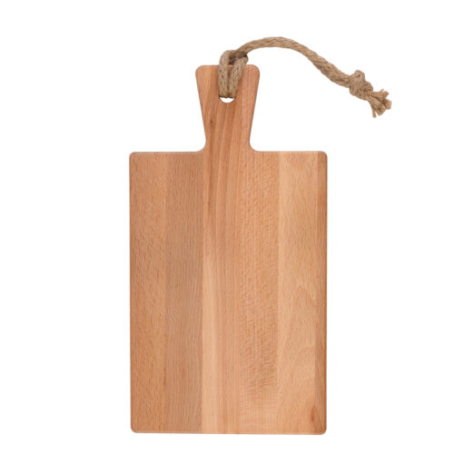 Planche à découper en hêtre avec cordon en jute