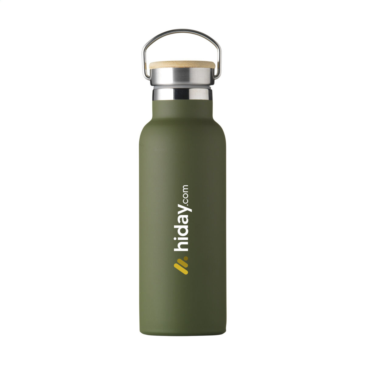 bouteille isotherme en acier recyclé,gourde en bambou et inox,bouteille 500 ml personnalisable,gourde écologique,bouteille réutilisable double paroi <strong data-start="316" data-end="384">Bouteille isotherme 500 ml en acier inoxydable recyclé et bambou</strong>, idéale pour maintenir la température des boissons. <strong data-start="437" data-end="508">Personnalisation par gravure laser ou impression numérique (quadri)</strong> sur plusieurs zones. Dimensions : 7,1 x 22 cm – Poids : 280g – Disponible en <strong data-start="594" data-end="608">6 couleurs</strong>.