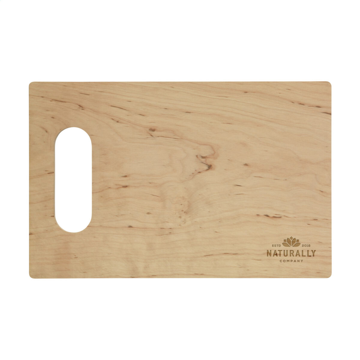 Planche à découper en bois d'aulne sans colle, idéale pour une cuisine naturelle et durable.