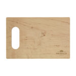 Planche à découper en bois d'aulne sans colle, idéale pour une cuisine naturelle et durable.