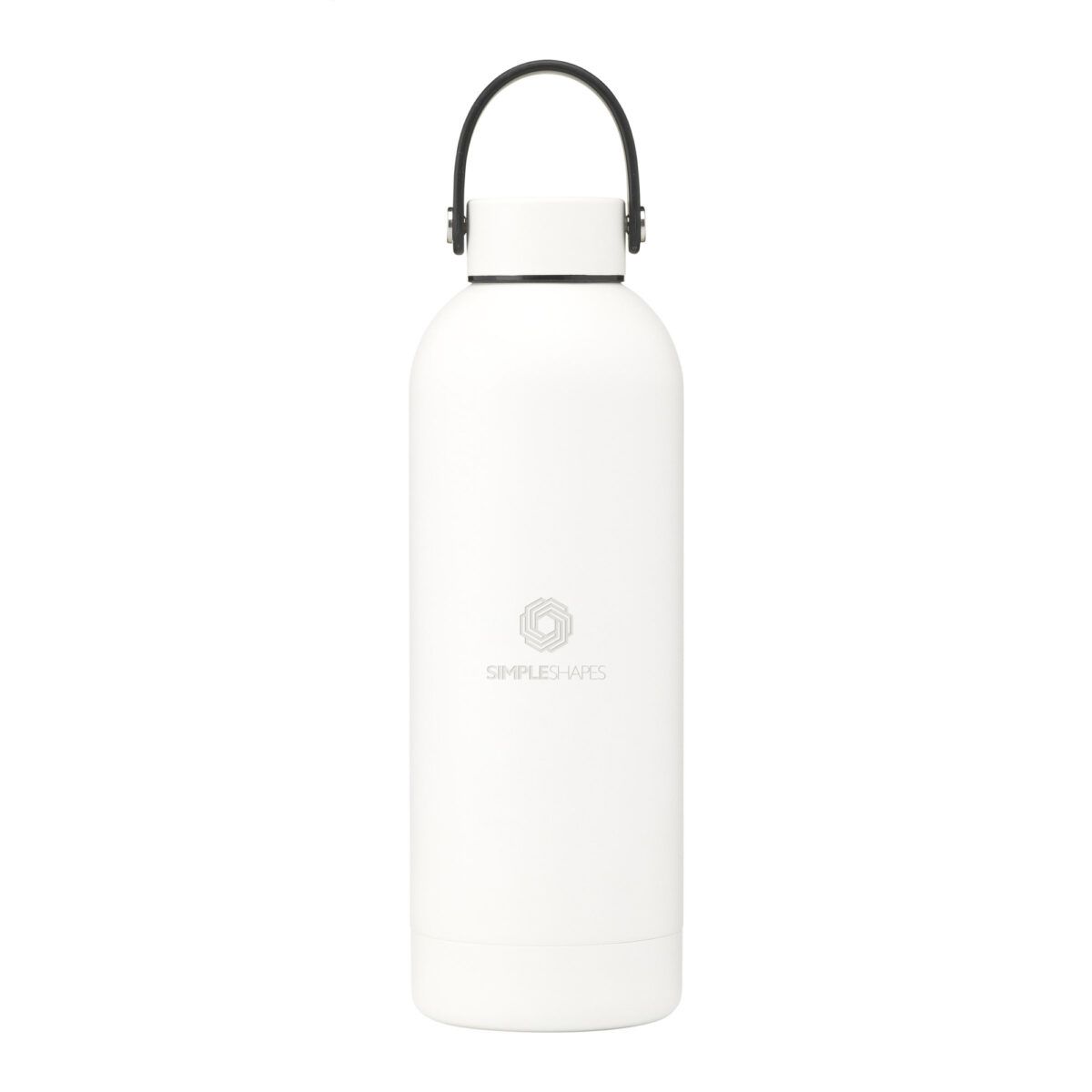 Thermos isotherme 500 ml en acier inoxydable recyclé, personnalisable en gravure laser ou impression numérique. Double paroi, maintien chaud 12h, froid 24h.