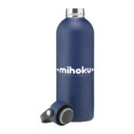 Thermos isotherme 500 ml en acier inoxydable recyclé, personnalisable en gravure laser ou impression numérique. Double paroi, maintien chaud 12h, froid 24h.