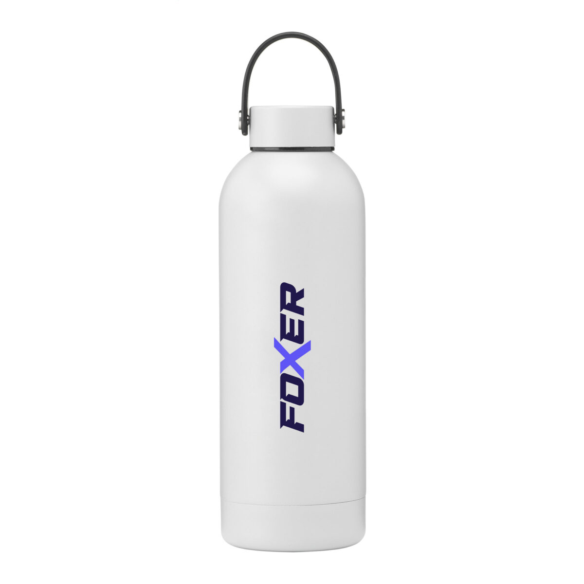 Thermos isotherme 500 ml en acier inoxydable recyclé, personnalisable en gravure laser ou impression numérique. Double paroi, maintien chaud 12h, froid 24h.