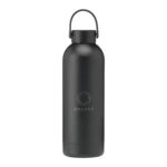 Thermos isotherme 500 ml en acier inoxydable recyclé, personnalisable en gravure laser ou impression numérique. Double paroi, maintien chaud 12h, froid 24h.