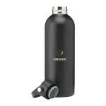 Thermos isotherme 500 ml en acier inoxydable recyclé, personnalisable en gravure laser ou impression numérique. Double paroi, maintien chaud 12h, froid 24h.