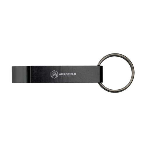 Porte-clés décapsuleur en aluminium recyclé – vue 2