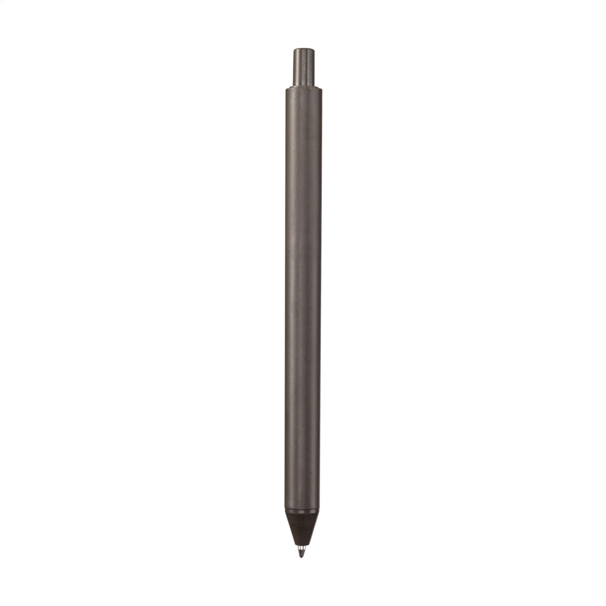 Stylo bille en marc de café, personnalisable en tampographie (1 ou 2 couleurs). Léger, durable et écoresponsable, disponible avec encre bleue ou noire.