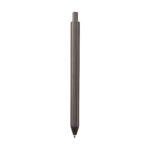 Stylo bille en marc de café, personnalisable en tampographie (1 ou 2 couleurs). Léger, durable et écoresponsable, disponible avec encre bleue ou noire.