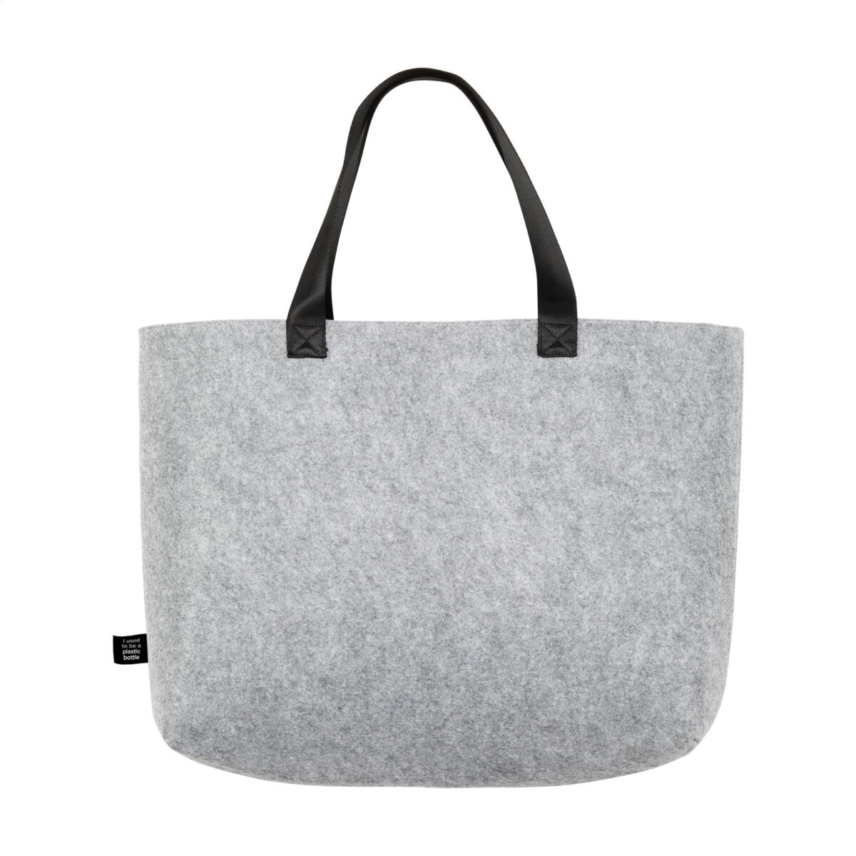 Totebag recyclé 20L en feutre RPET fabriqué à partir de bouteilles PET recyclées, personnalisable en sérigraphie (1 ou 2 couleurs)