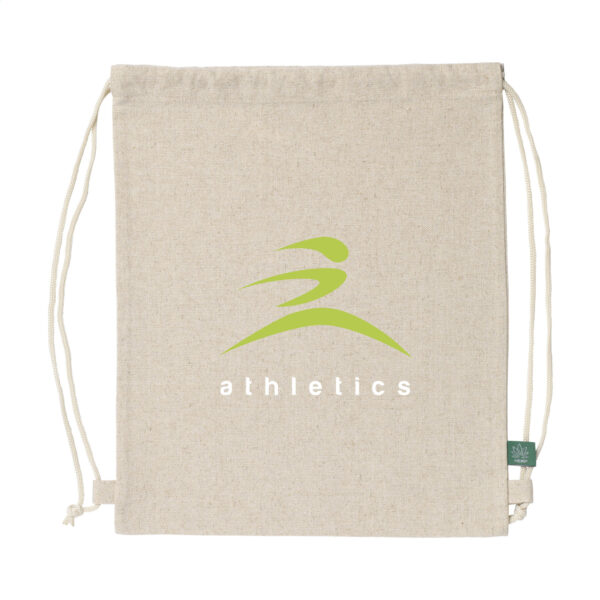Sac en chanvre 250 g/m², avec cordon de serrage et personnalisation en sérigraphie (1 ou 2 couleurs). Format 33 x 40 cm, résistant et écoresponsable.