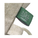 Sac en chanvre 250 g/m², avec cordon de serrage et personnalisation en sérigraphie (1 ou 2 couleurs). Format 33 x 40 cm, résistant et écoresponsable.