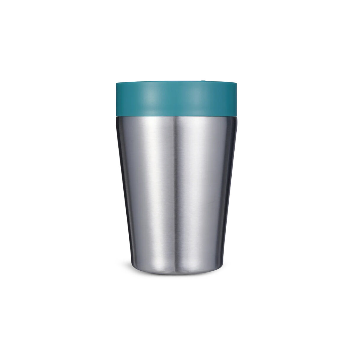 Tasse thermos réutilisable 225 ml, fabriquée en 98% d’acier inoxydable recyclé avec un couvercle innovant Quick-Click™. Personnalisation par gravure laser (avec ou sans nominatif) sur une zone de 35 x 35 mm. Dimensions : 8,4 x 12,8 cm – Poids : 231g – Disponible en blanc, bleu, vert et noir.