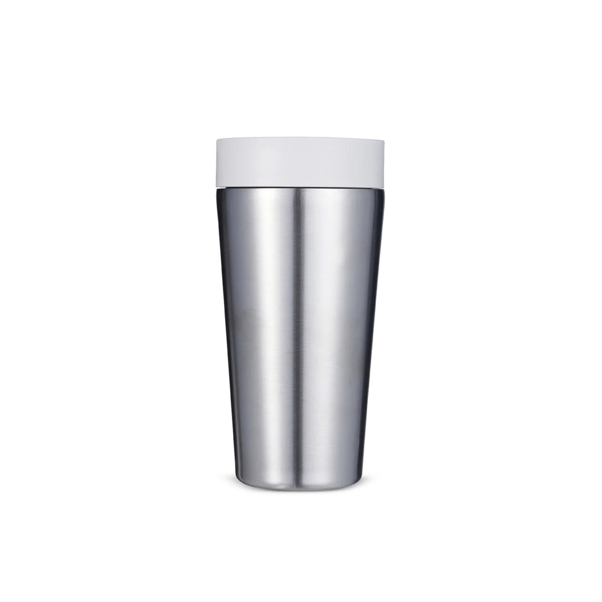 Thermos réutilisable 340 ml, fabriqué en 98% d’acier inoxydable recyclé, avec couvercle innovant Quick-Click™ et Trust-Lock™. Personnalisation par gravure laser (avec ou sans nominatif) sur une zone de 35 x 35 mm. Dimensions : 8,4 x 20 cm – Poids : 276g – Disponible en blanc, bleu, vert et noir.
