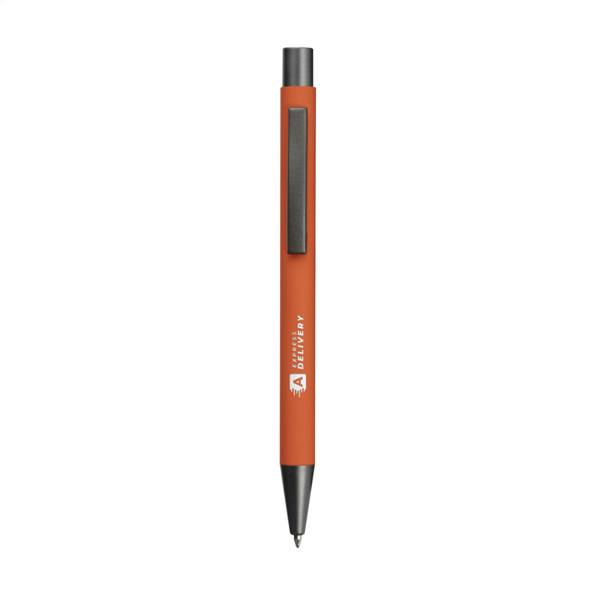 Stylo bille en aluminium recyclé, léger et élégant, avec encre bleue. Personnalisation par gravure laser ou impression numérique (quadri) sur plusieurs zones de marquage. Dimensions : 13,5 x 1 cm – Poids : 18g – Disponible en 8 couleurs.
