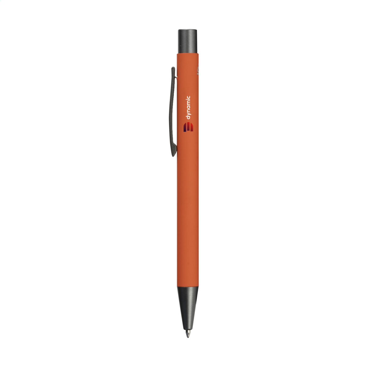 Stylo bille en aluminium recyclé, léger et élégant, avec encre bleue. Personnalisation par gravure laser ou impression numérique (quadri) sur plusieurs zones de marquage. Dimensions : 13,5 x 1 cm – Poids : 18g – Disponible en 8 couleurs.