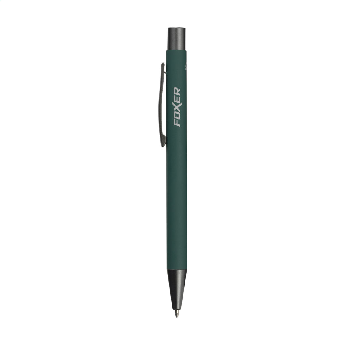 Stylo bille en aluminium recyclé, léger et élégant, avec encre bleue. Personnalisation par gravure laser ou impression numérique (quadri) sur plusieurs zones de marquage. Dimensions : 13,5 x 1 cm – Poids : 18g – Disponible en 8 couleurs.
