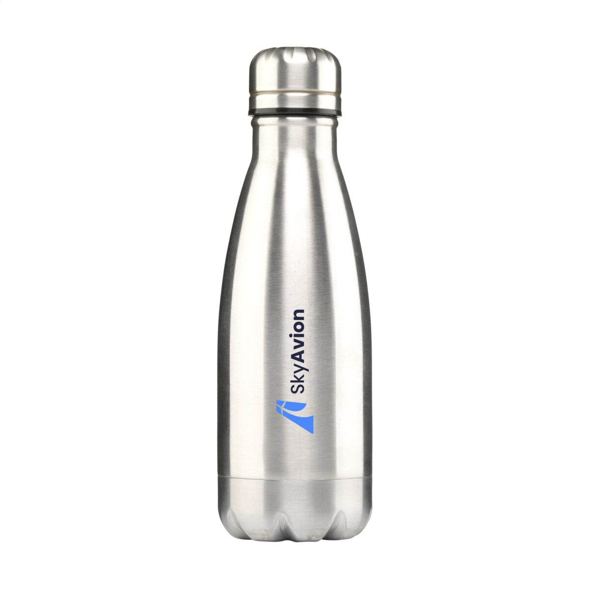 bouteille en acier recyclé <strong data-start="291" data-end="324">Bouteille réutilisable 500 ml</strong>, fabriquée en <strong data-start="339" data-end="367">acier inoxydable recyclé</strong>. <strong data-start="369" data-end="440">Personnalisation par gravure laser ou impression numérique (quadri)</strong> sur plusieurs zones. <strong data-start="462" data-end="488">Dimensions : 7 x 22 cm</strong> – <strong data-start="491" data-end="507">Poids : 135g</strong> – Disponible en <strong data-start="524" data-end="538">6 couleurs</strong>.