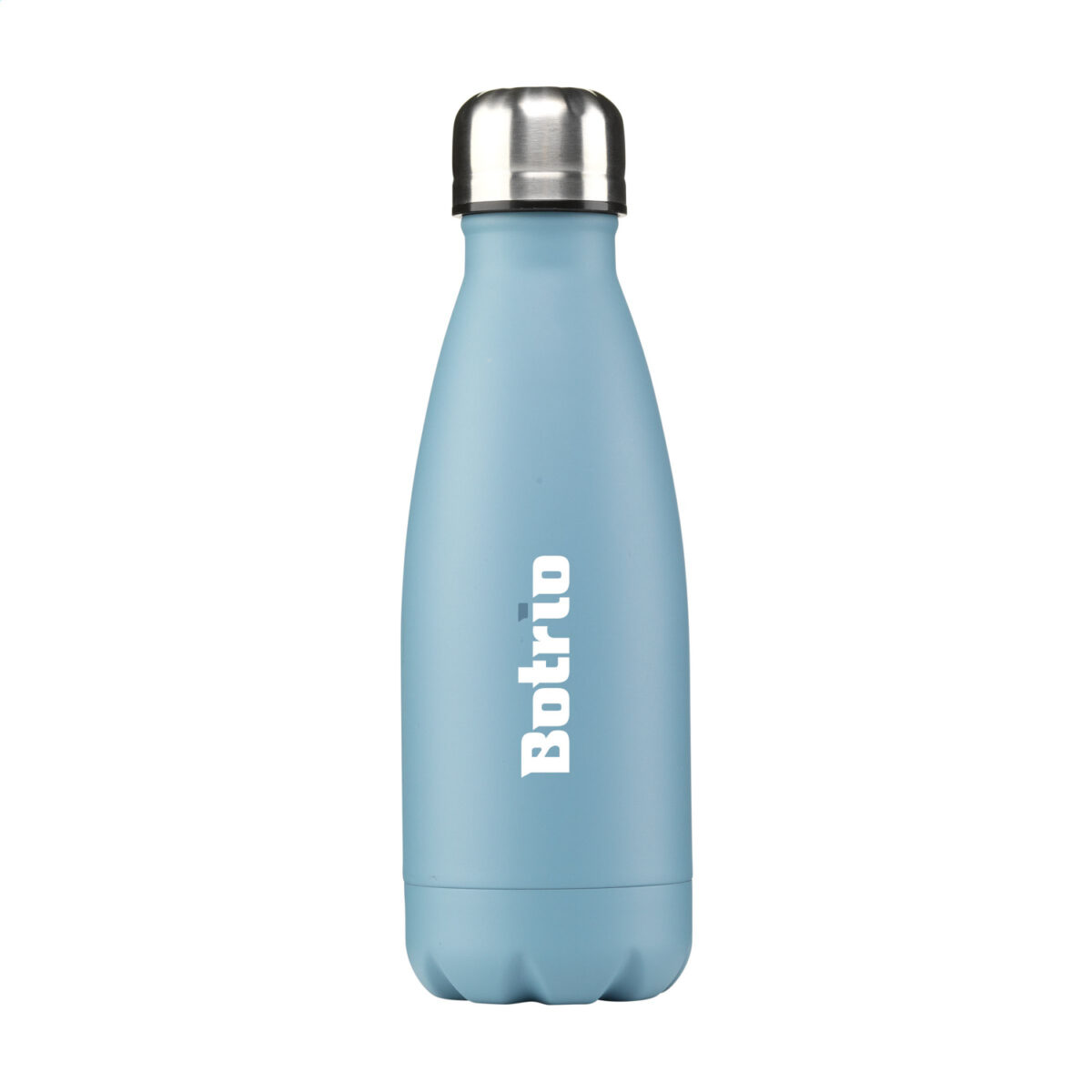 bouteille en acier recyclé <strong data-start="291" data-end="324">Bouteille réutilisable 500 ml</strong>, fabriquée en <strong data-start="339" data-end="367">acier inoxydable recyclé</strong>. <strong data-start="369" data-end="440">Personnalisation par gravure laser ou impression numérique (quadri)</strong> sur plusieurs zones. <strong data-start="462" data-end="488">Dimensions : 7 x 22 cm</strong> – <strong data-start="491" data-end="507">Poids : 135g</strong> – Disponible en <strong data-start="524" data-end="538">6 couleurs</strong>.