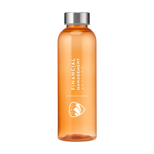 Bouteille 100% recyclée avec bouchon en inox – 500 ml