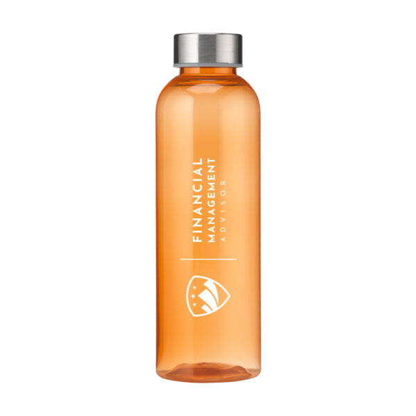 Bouteille 100% recyclée avec bouchon en inox – 500 ml