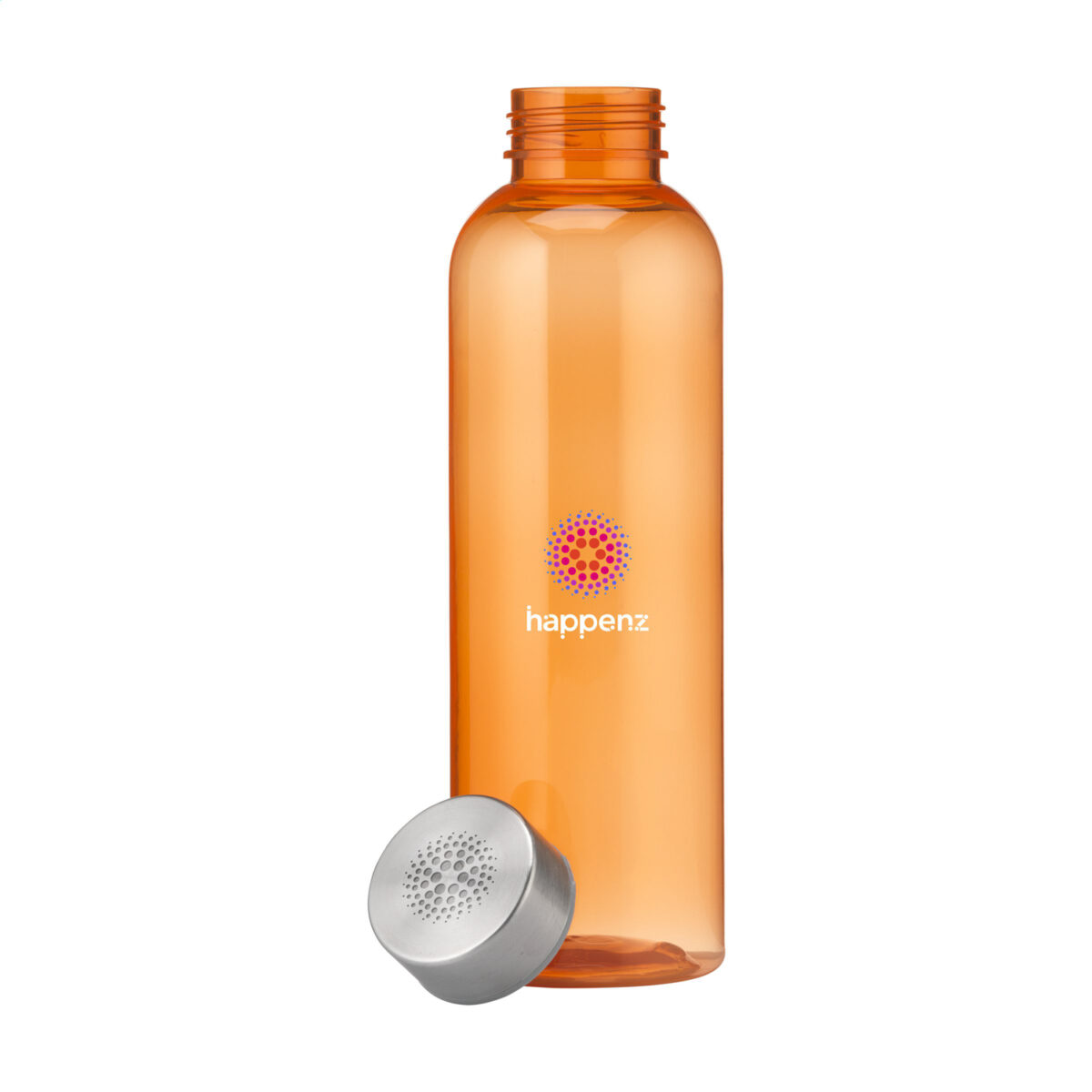bouteille réutilisable Bouteille <strong data-start="249" data-end="279">réutilisable et écologique</strong>, fabriquée en <strong data-start="294" data-end="315">RPET 100% recyclé</strong>. Avec son <strong data-start="326" data-end="345">bouchon en inox</strong> et sa contenance de <strong data-start="366" data-end="376">500 ml</strong>, elle est idéale pour un usage quotidien. Disponible en plusieurs coloris : <strong data-start="453" data-end="514">translucide, bleu, turquoise, orange, rouge, vert et noir</strong>.