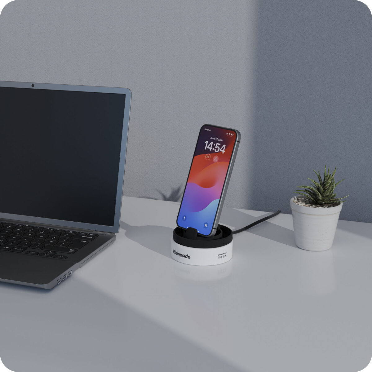 cable magnétique usb-c,cable magnétique <strong data-start="181" data-end="201">Câble magnétique</strong> en nylon, conçu pour un rangement facile grâce à ses aimants intégrés. Compatible USB-C vers USB-C, certifié MFI pour une connexion fiable avec les appareils Apple. Dimensions : 9 x 9 x 2.5 cm. Poids : 63 g. Personnalisable par <strong data-start="430" data-end="447">gravure laser</strong> sur une zone de marquage de 15 x 4.5 mm. Disponible avec ou sans <strong data-start="513" data-end="539" data-is-only-node="">emballage personnalisé</strong> pouvant se transformer en support de téléphone.