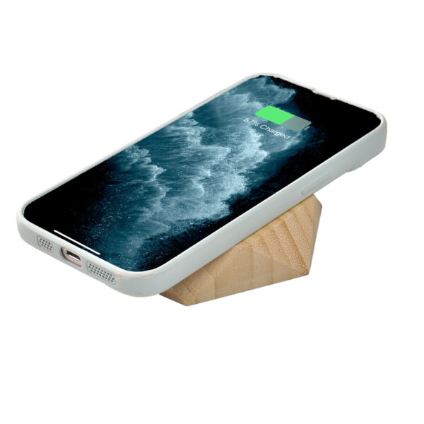 Chargeur à induction 15W en bambou FSC