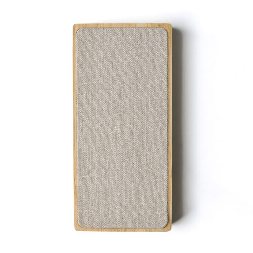 Powerbank solaire 10 000 mAh - bambou et chanvre – vue 2