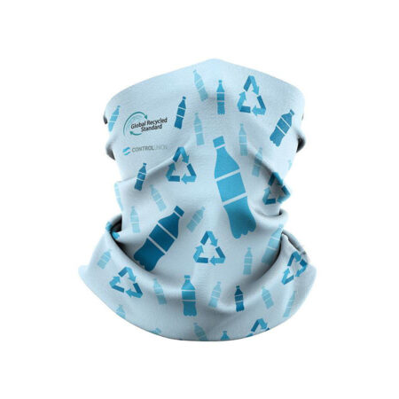 Cache cou RPET personnalisé : sublimation quadri pour votre marque
