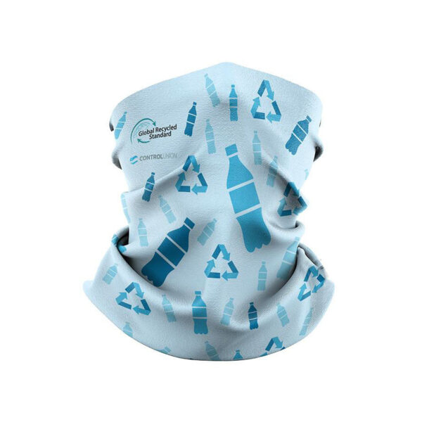 Le cache cou en RPET personnalisable est un accessoire multifonction qui s’adapte à divers usages grâce à sa matière extensible et légère. Il peut être porté comme bandeau, bracelet, cagoule ou mouchoir, offrant une grande polyvalence au quotidien.