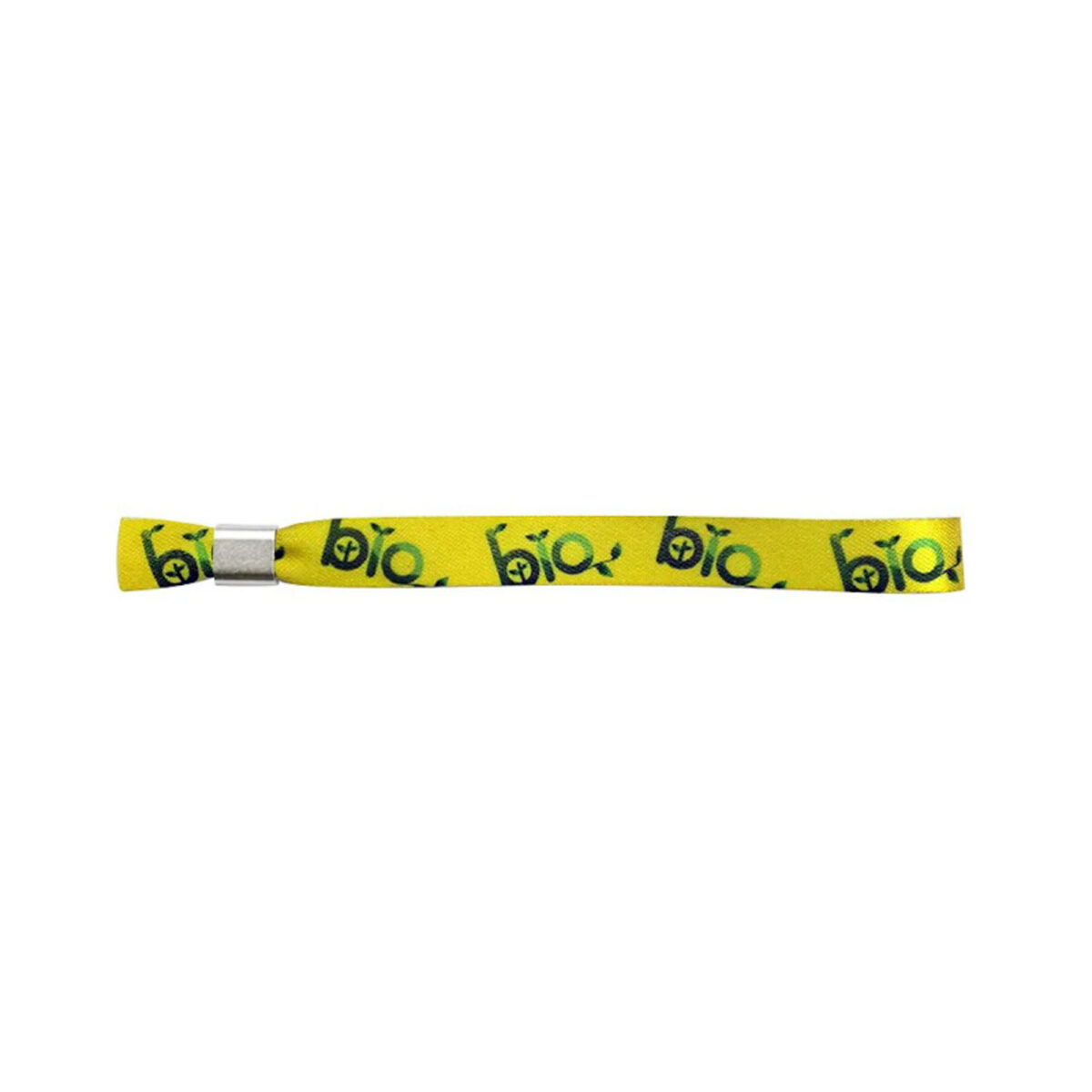 bracelet en RPET personnalisable <strong data-start="150" data-end="186" data-is-only-node="">Bracelet en RPET personnalisable</strong> par sublimation sur toute la surface (350 x 15 mm). Matière recyclée, dimensions 35 x 1,5 cm, poids 0,01 kg. Personnalisation recto-verso avec zones dédiées au fond (350 x 18 mm) et au logo (350 x 11 mm). Couleurs sur mesure, impression résistante et durable.