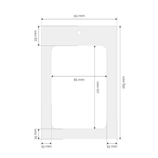 Porte-badge A6 personnalisable en papier recyclé Porte-badge en <strong data-start="244" data-end="271">carton recyclé 260 g/m²</strong> au format <strong data-start="282" data-end="288">A6</strong>, avec fenêtre intérieure de 8 x 12 cm et dimensions extérieures de 11 x 16,5 cm. Poids léger de 5 g. Techniques de personnalisation disponibles : <strong data-start="440" data-end="471">impression numérique quadri</strong> sur recto et verso. <strong>Délais de livraison :</strong> Sans personnalisation : 3 à 5 jours ouvrés Avec personnalisation : 5 à 10 jours ouvrés <strong></strong>