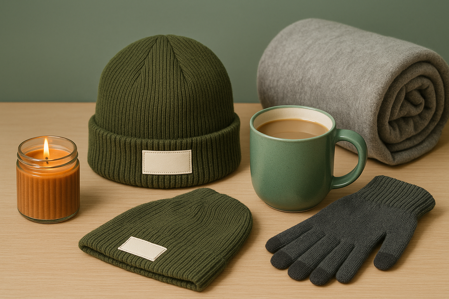 Sélection de goodies d’hiver écoresponsables pour entreprises