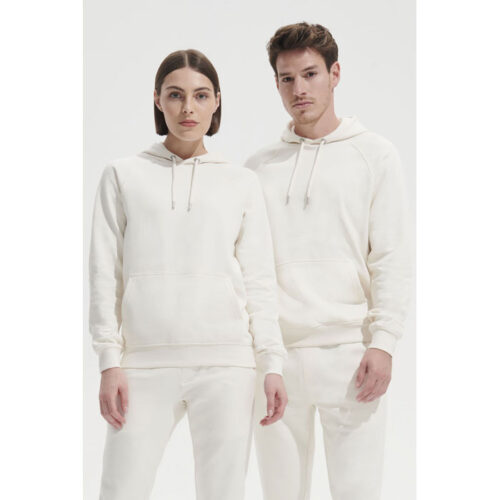 Sweat à capuche en coton bio personnalisable – vue 2