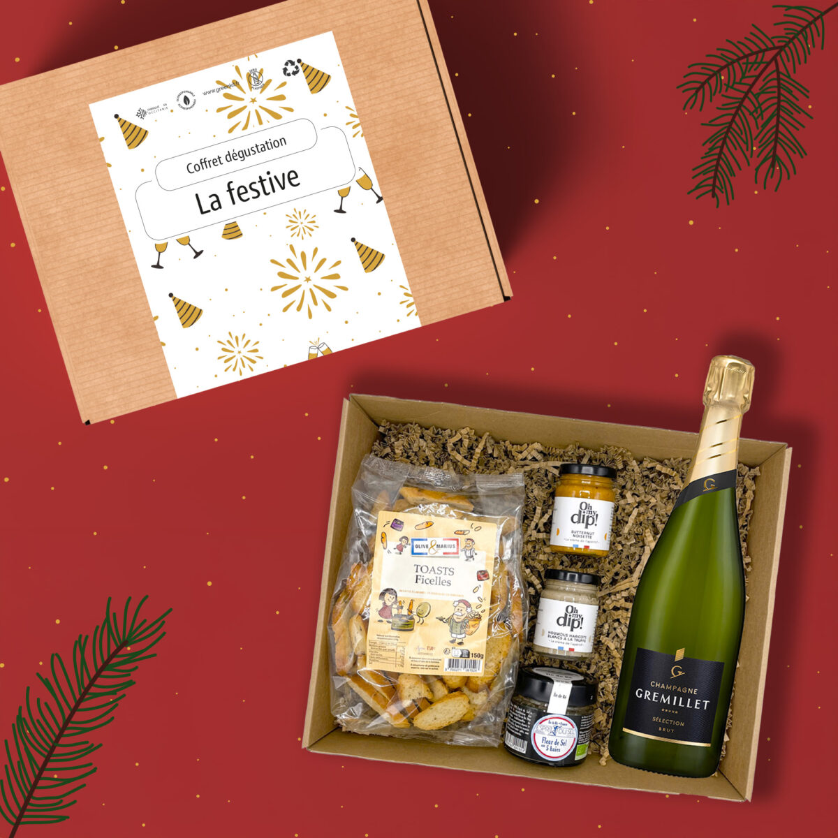 coffret cadeau montpellier <p data-start="3061" data-end="3265">Un coffret élégant et festif qui associe champagne, tartinades raffinées et gourmandises salées. Parfait pour célébrer les grands moments et offrir une expérience d’exception.</p>